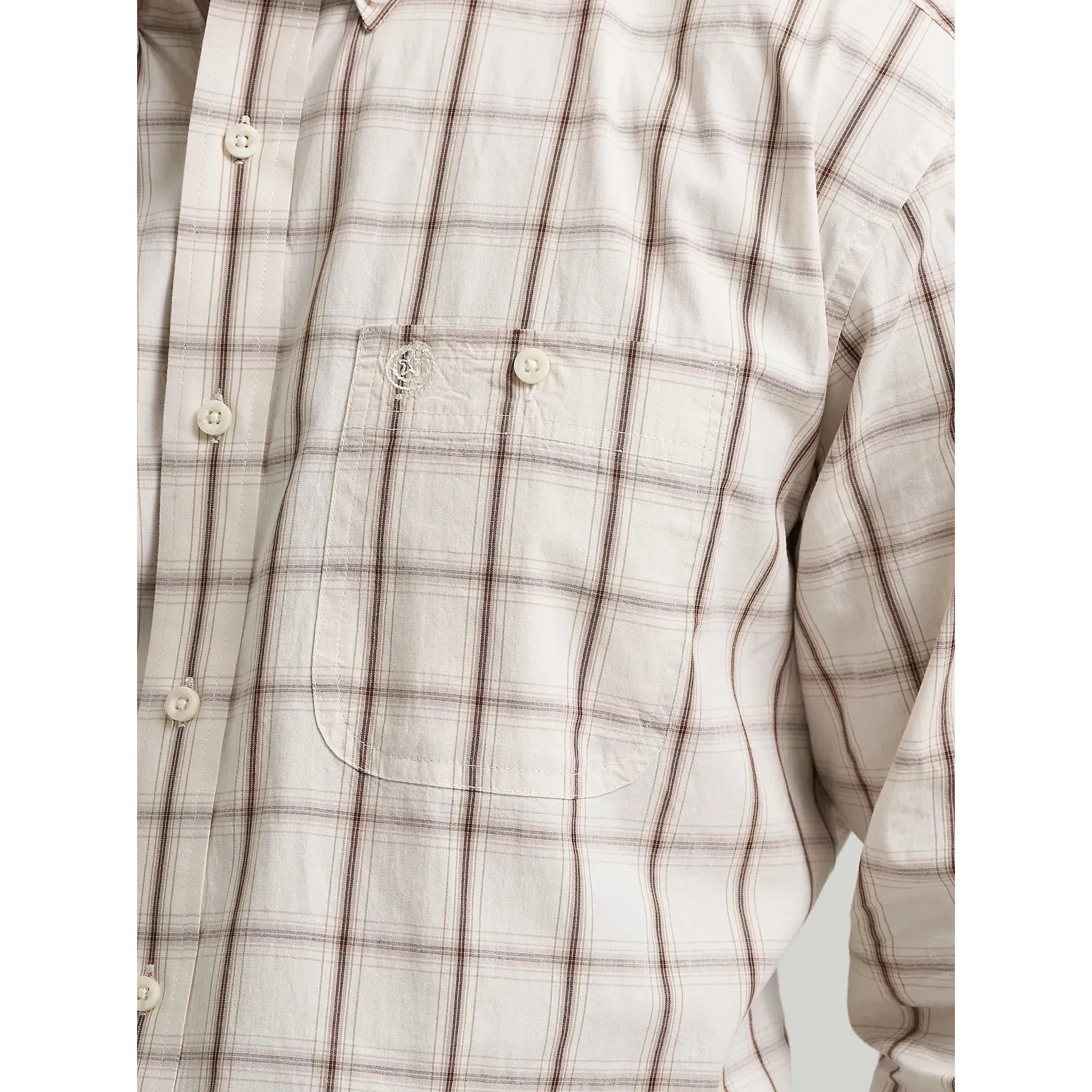 Men's Wrangler George Strait Long Sleeve Button Down One Pocket Shirt 112368227