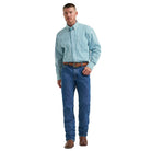 Men's Wrangler George Strait Long Sleeve Button Down One Pocket Shirt 112374596