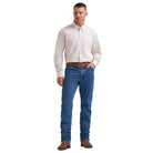 Men's Wrangler® George Strait™ Long Sleeve Button Down Two Pocket Shirt 112374612