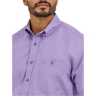 Men's Wrangler George Strait™ Solid One Pocket Button Down Shirt 112365382 - Crazy House Western Wear