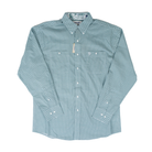 Men's Wrangler George Strait Teal Print Button Up Shirt 112374540