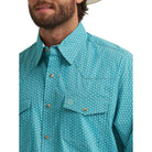 Men's Wrangler George Strait Troubadour Long Sleeve Western Snap Shirt 112374597