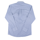 Men's Wrangler Long Sleeve Classic Blue Printed Button Up 112379162