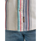 Men's Wrangler Pastel Pop Retro® Premium Stripe Western Snap Shirt 112378795