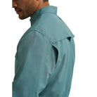 Men's Wrangler Performance Snap Long Sleeve Solid Shirt 112368052