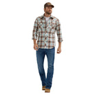 Men's Wrangler Retro® Long Sleeve Sawtooth Snap Pocket Western Shirt 112365896 - Crazy House Western Wear