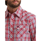 Men's Wrangler Retro Long Sleeve Sawtooth Snap Pocket Western Shirt 112374741