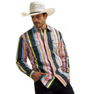 Men's Wrangler Vintage-Inspired Brushpopper Western Snap Work Shirt 112374803