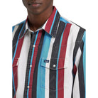 Men's Wrangler Vintage-Inspired Brushpopper Western Snap Work Shirt 112374804