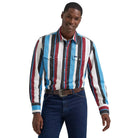 Men's Wrangler Vintage-Inspired Brushpopper Western Snap Work Shirt 112374804