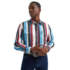 Men's Wrangler Vintage-Inspired Brushpopper Western Snap Work Shirt 112374804