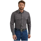 Men's Wrangler® Wrinkle Resist Long Sleeve Shirt - Classic Fit 112355370 - Crazy House Western Wear