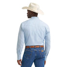 Men's Wrangler Wrinkle Resist Long Sleeve Western Snap Stripe Shirt 112374876