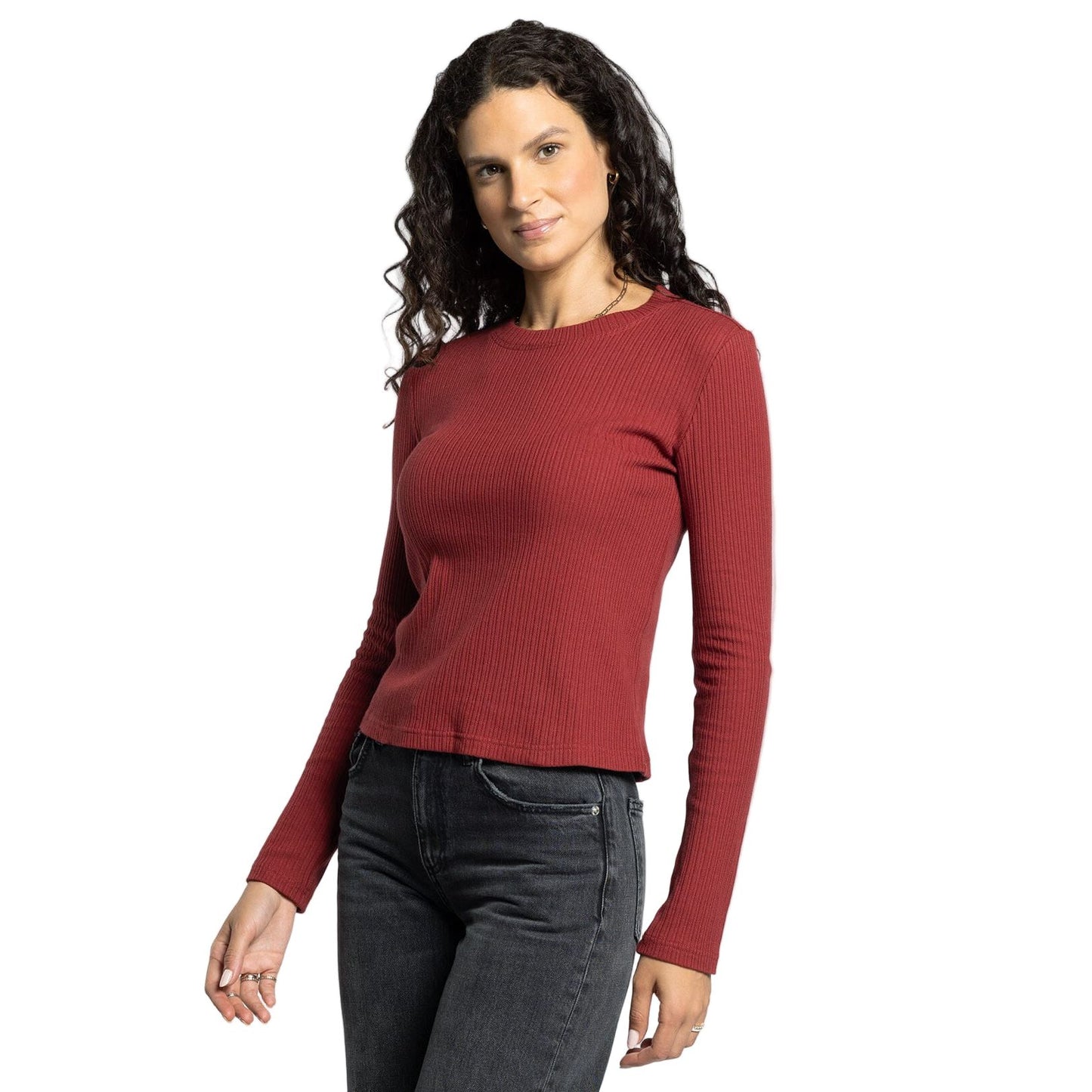 Women's Thread and Supply Minnie Long Sleeve Top T4828TSCTS-CRIM