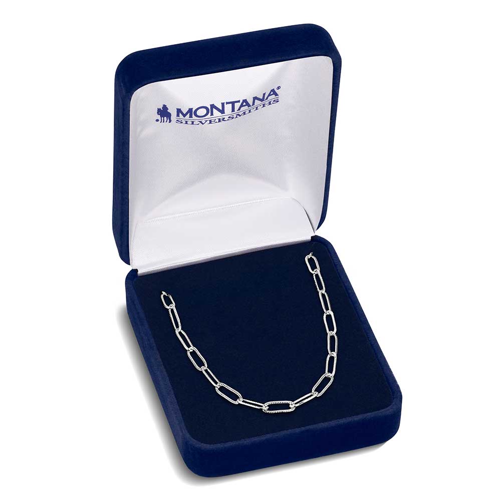 Montana Silversmiths Paperclip Chain Necklace NC6368