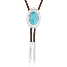 Montana Silversmiths The Outlaw Turquoise Bolo Tie BT6146TQ