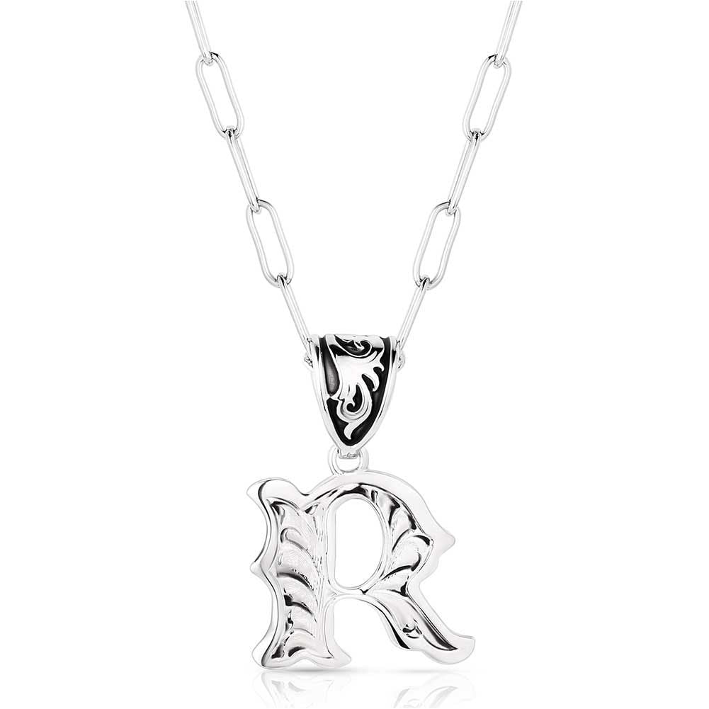 Montana Silversmiths Western Initial Necklace NC6096