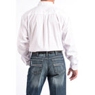 Men's Cinch White Button-Down Western Shirt MT10320020 - Crazy House Western Wear