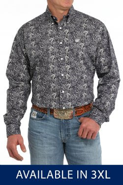 Cinch Paisley Button-Down Western Shirt