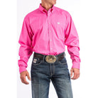 Men's Cinch Pink Button-Down Western Shirt MTW11103320 - Crazy House Western Wear