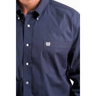 Men's Cinch Navy Button-Down Western Shirt MTW1104667 - Crazy House Western Wear