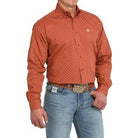 Men's Cinch Steer Print Button-Down Western Shirt MTW1105847 - Crazy House Western Wear