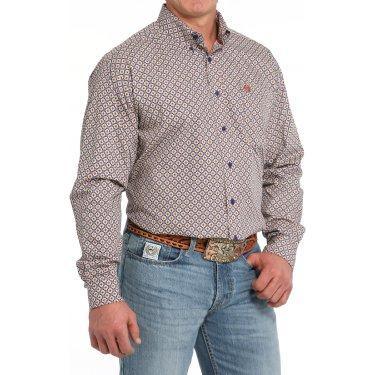 Cinch Medallion Print Button-Down Western Shirt - Crazy House Western Wear