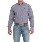 Men's Cinch Plaid Button-Down Western Shirt MTW1105851 - Crazy House Western Wear