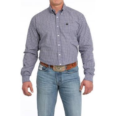 Cinch Plaid Button-Down Western Shirt - Crazy House Western Wear