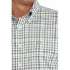 Men's Cinch Plaid Button-Down Western Shirt MTW1105860 - Crazy House Western Wear