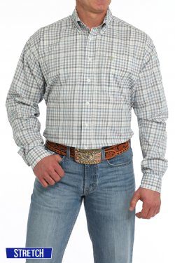 Cinch Plaid Button-Down Western Shirt