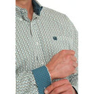 Men's Cinch Geometric Print Button-Down Western Shirt MTW1105863 - Crazy House Western Wear