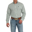 Men's Cinch Geometric Print Button-Down Western Shirt MTW1105863 - Crazy House Western Wear