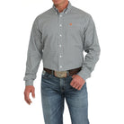 Men's Cinch Geometric Print Button-Down Western Shirt MTW1105885 - Crazy House Western Wear