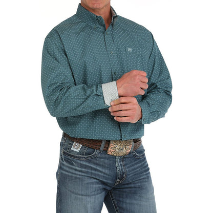 Men's Medallion Print Button-Down Western Shirt MTW1105890 - Crazy House Western Wear