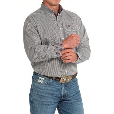 Men's Cinch Striped Button-Down Shirt- Multi Color MTW1105917 - Crazy House Western Wear