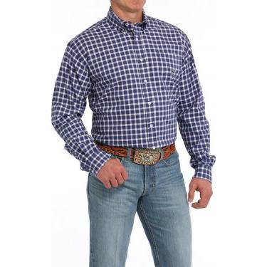 Men's Cinch Vintage Plaid Button-Down Western Shirt MTW1242004 - Crazy House Western Wear