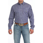 Men's Cinch Vintage Plaid Button-Down Western Shirt MTW1242004 - Crazy House Western Wear
