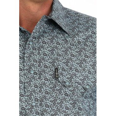 Men's Cinch Modern Fit Geometric Print Western Shirt MTW1301083 - Crazy House Western Wear