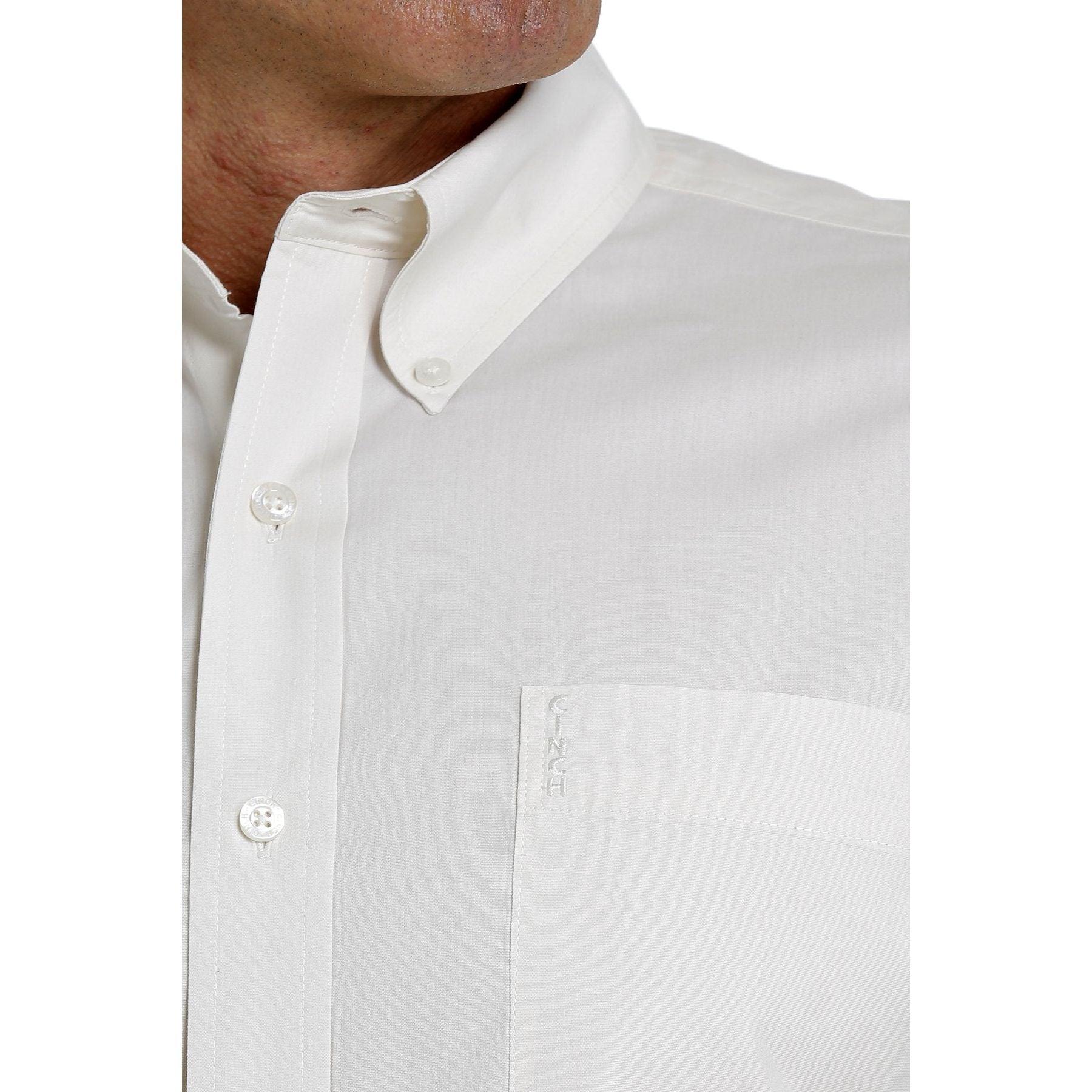 Men's Cinch Cream Button-Down Western Shirt MTW1347020 - Crazy House Western Wear