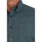 Men's Cinch Modern Fit Geometric Print Western Shirt MTW1347127 - Crazy House Western Wear
