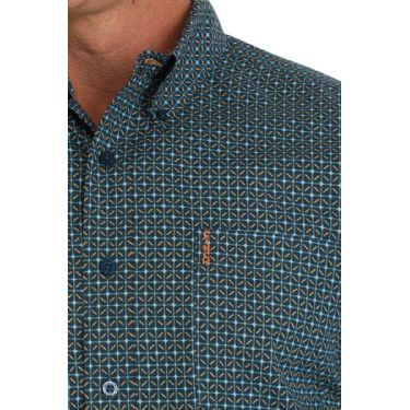 Men's Cinch Modern Fit Geometric Print Western Shirt MTW1347127 - Crazy House Western Wear