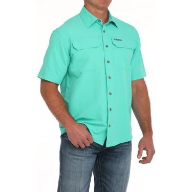 Men's Cinch Ripstop Button-Down Western Shirt MTW1723001 - Crazy House Western Wear