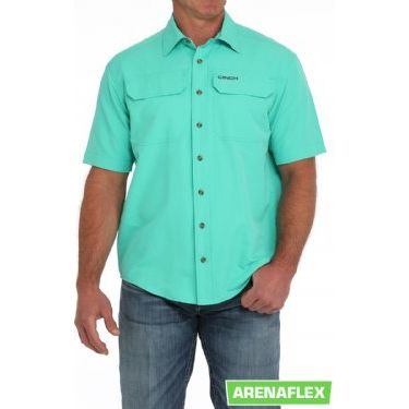 Men's Cinch Ripstop Button-Down Western Shirt MTW1723001 - Crazy House Western Wear