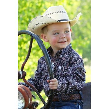 Toddler Paisley Button-Down Shirt - Multi MTW7061378