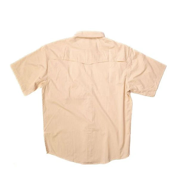 Men's Poncho Slim Fit Pearl Snap Shirt Bulldogger-Crm - Crazy House Western Wear