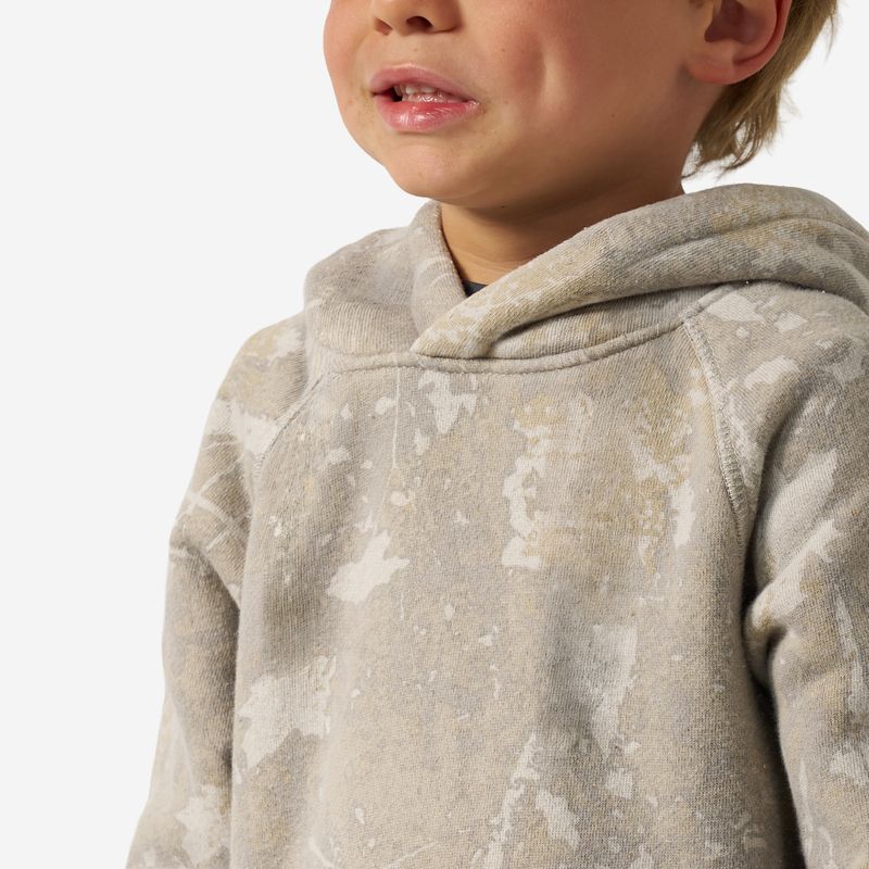 Burlebo Boy's Drifter Camo Vintage Washed Hoodie Y-VWFH-DFTC
