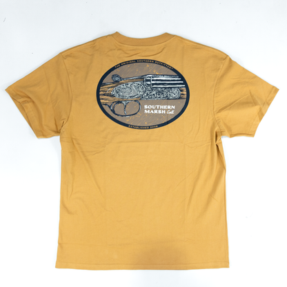 Men's Southern Marsh Heritage Engrave Camel Tee AHEG-CML