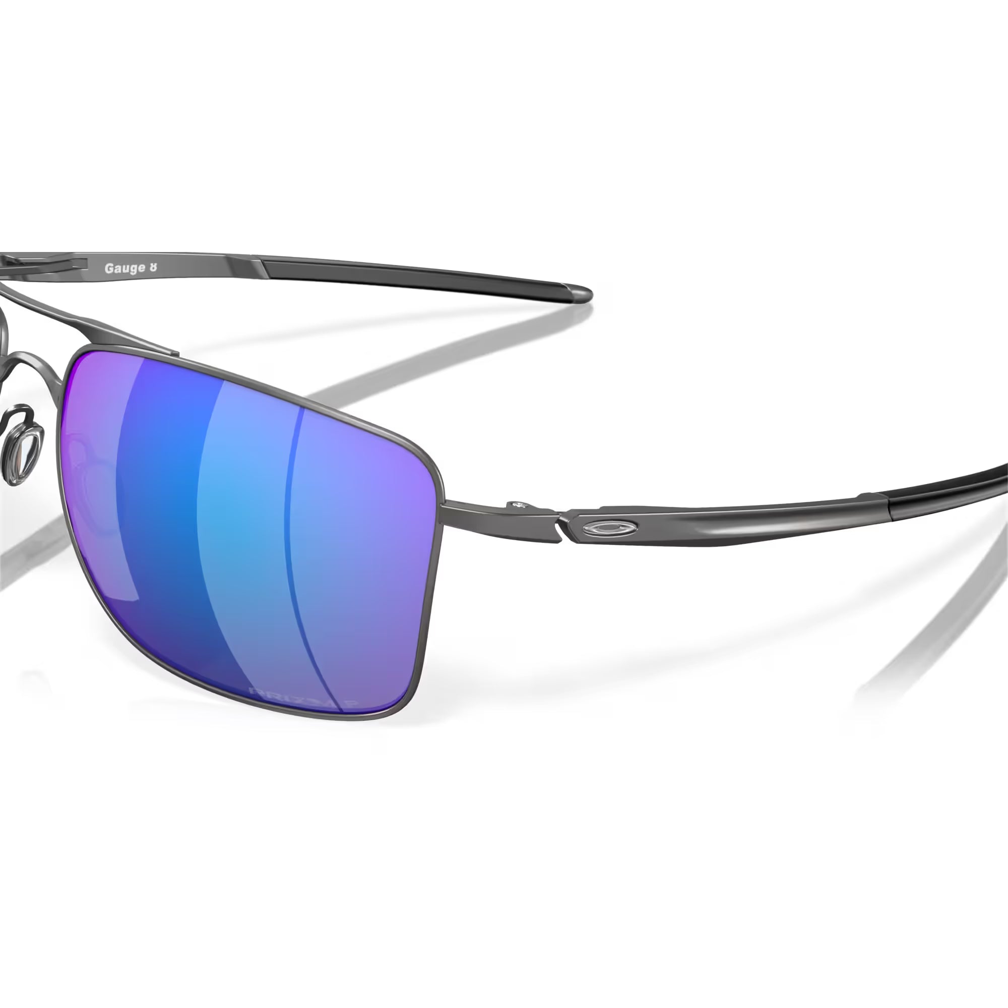 Oakley Gauge 8 Matte Gunmetal Frame with Prizm Sapphire Polarized Lenses OO4124-06