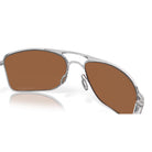 Oakley Gauge 8 Polished Chrome Frame with Tungsten Polarized Lenses OO4124-0962